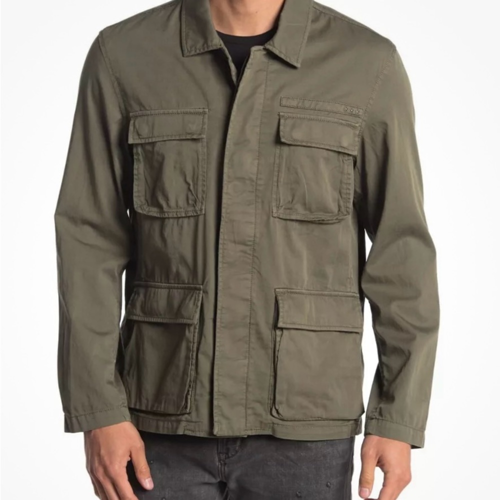 John Varvatos Field Jacket Olive Green S
